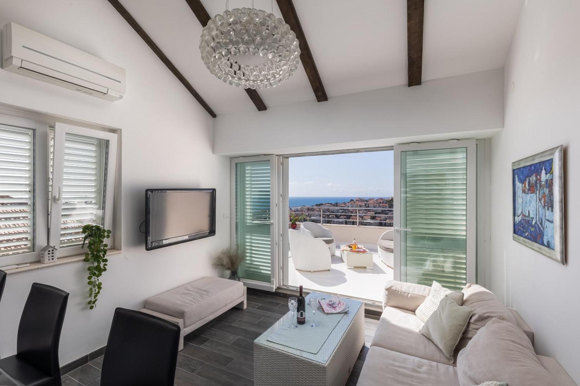 Marlea Sea-View Apartments 두브로브니크 외부 사진